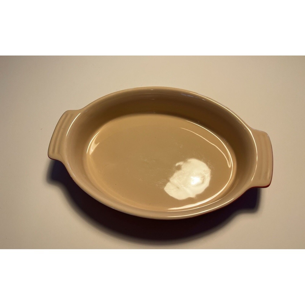 Le‎ Creuset 12-14 Stoneware Handled Oval Baking Au Gratin Casserole Dish Blue